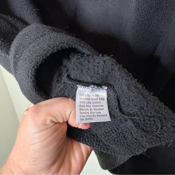 Men's Saddlebred Black Fleece Zip-Up Vest Size Medium - Picture 5 of 5